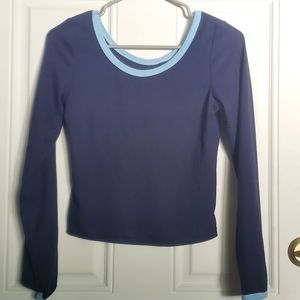 Shein Dazy blue long sleeve shirt size XL